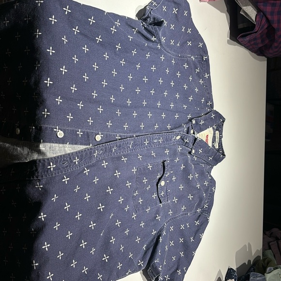 Men’s short sleeve Levi’s shirt (linen/cotton) - Picture 1 of 6